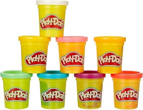 Play doh pack - 8-pack, rainbow