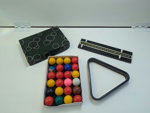 21x 40mm snooker - balls, set
