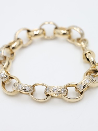Chunky gold belcher - belcher, bracelet