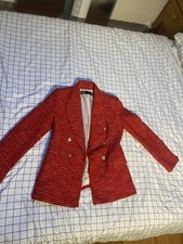 Zara Womens Size Small Red Blazer
