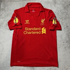 Liverpool FC Football Shirt Mens Small Warrior Products 2012/13 Home Shelvey #33