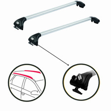 Silver Roof Rack Bars For