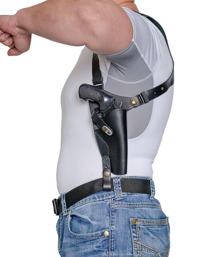 Shoulder leather holster - , for