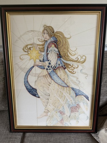 Completed cross stitch - cross,