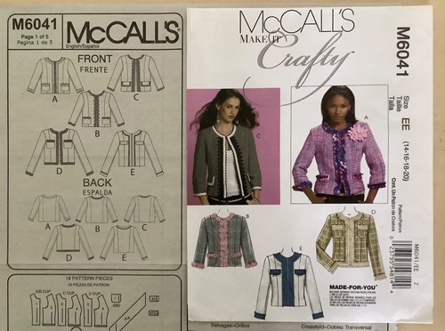 Mccall m6041 sewing - mccall’s,