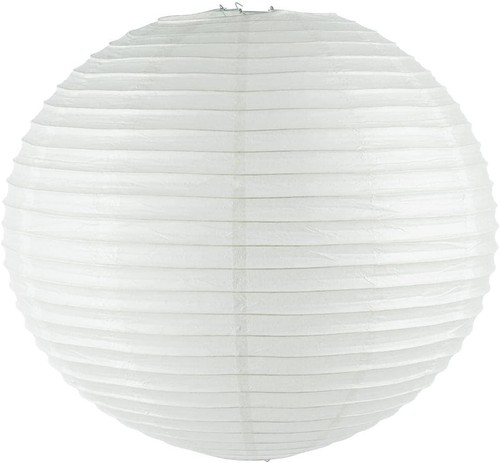 White paper round ball - white,