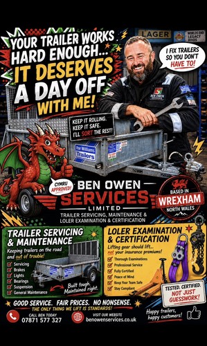 Trailer servicing wrexham - servicing,,