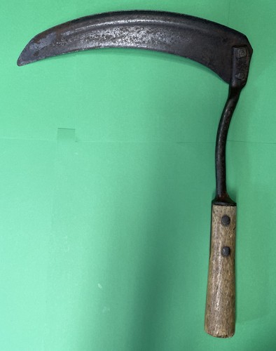 Vintage hand scythe sickle 10 - hand,