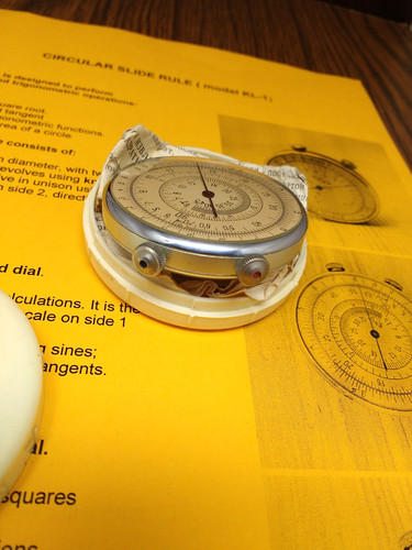 Circular slide rule - kl-1,