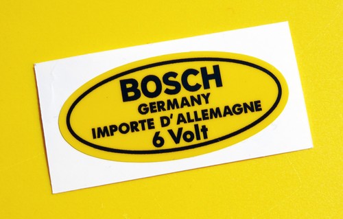 Bosch yellow coil - bosch, sticker
