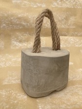 Concrete Doorstop with Rope