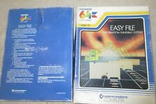  Commodore 64 / 128 DISK EASY FILE DATABASE  COMMODORE RARE First Release
