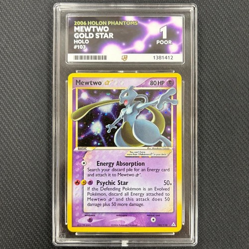 Pokemon tcg mewtwo gold star - mewtwo,