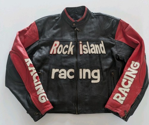 Vintage genuine leather rock - genuine,