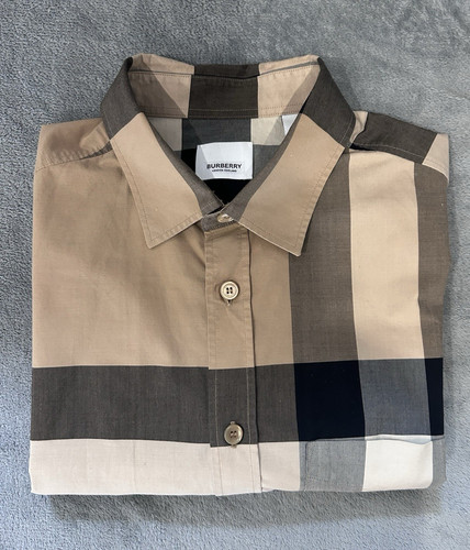 Burberry men beige check - burberry, men's