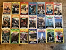 Enid Blyton FAMOUS FIVE complete set of 21 books TV paperbacks vintage 1980's