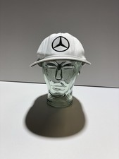Mercedes Benz AMG Petronas Monster Energy Snapback Cap Hat White F1 Team