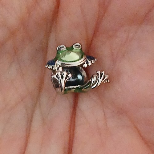 Pandora climbing frog - climbing, charm