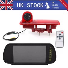 7'' Monitor Brake Light Reversing Camera For Vauxhall Renault Vivaro Opel Trafic