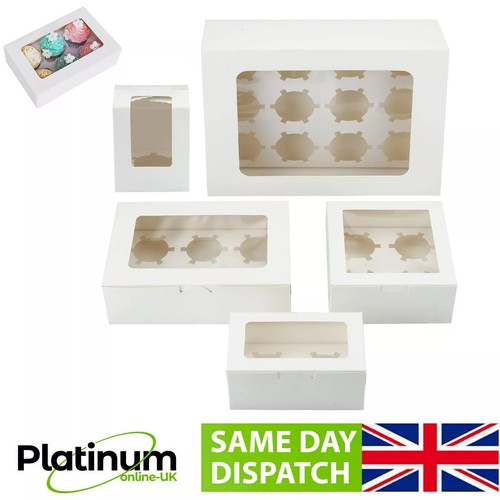 Windowed cupcake boxes - windowed,