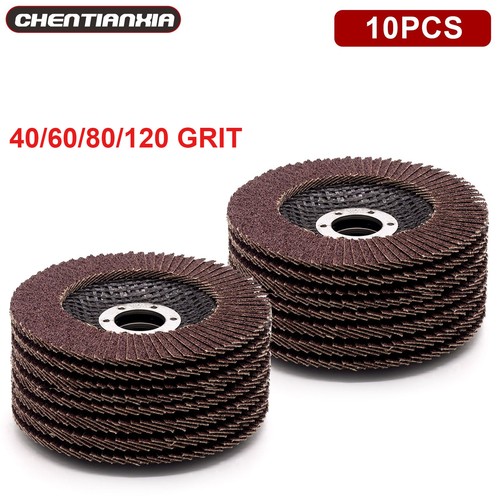 10x 115mm 120 grit - 115mm, 40/60/80/120
