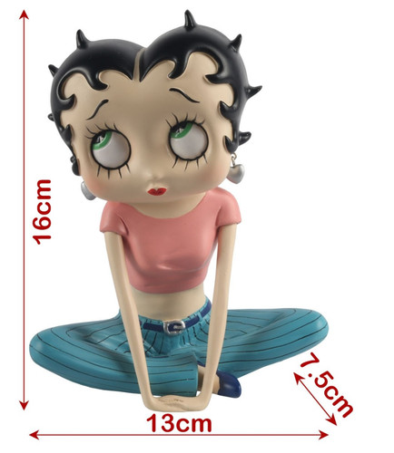 New betty boop lying sitting - boop,