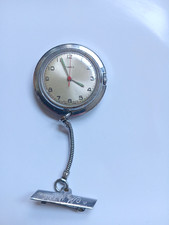Vintage Timex Nurses FOB Wind Up Watch GB , Stainless Steel