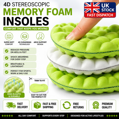 Memory foam orthotic - 4d,