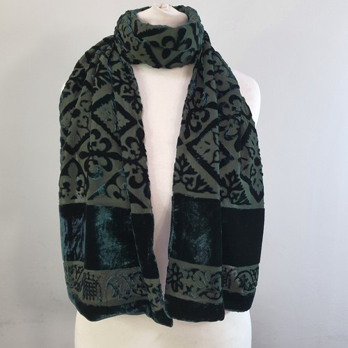 Velvet devore scarf - velvet,