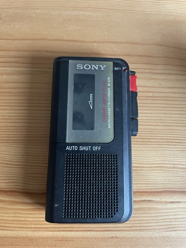 Sony 470 microcassette voice - sony, m-470