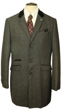 Marc Darcy 40R Charcoal Tweed