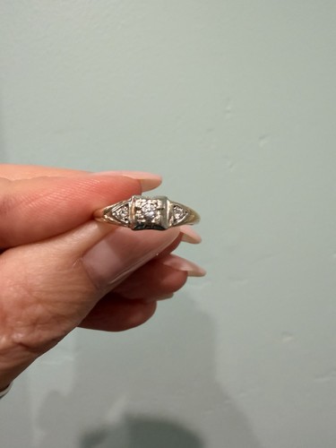 Antique art deco - diamond, ring