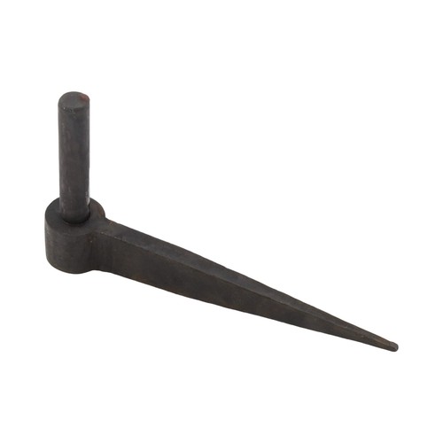 Iron pintle fireplace crane - iron,