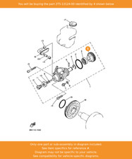 YAMAHA Gear, Worm Wheel (71t)