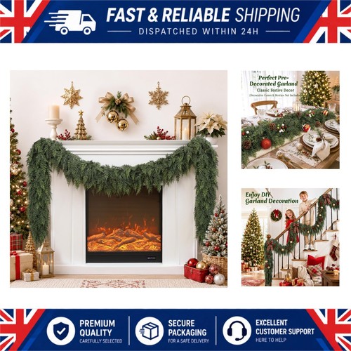9ft artificial cedar - cedar, garland