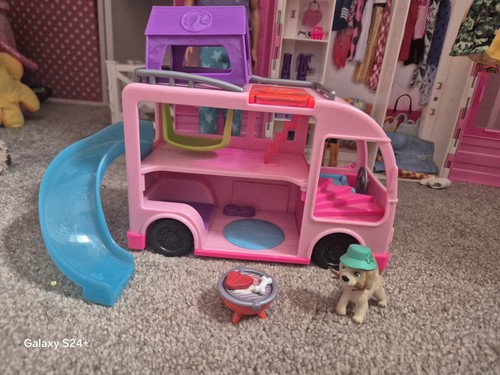 Barbie doll pet camper - barbie,