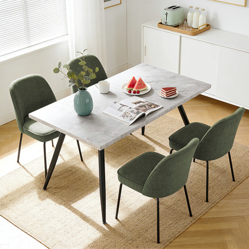 Marble effect dining - marble, table