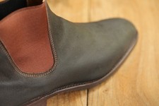 R.M. Williams Brown Rough Out Suede Chelsea Boots Shoes Mens UK 10 G US 11 EU 44