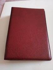 Vintage Filofax Organizer Red Calf Leather DXICLF 7/8