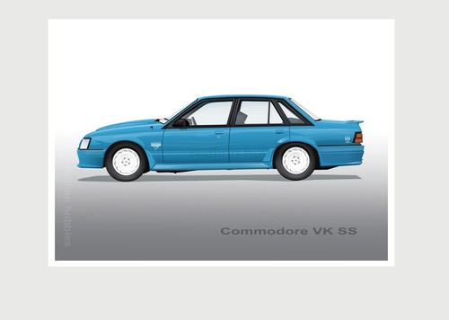 Holden commodore blue - holden,