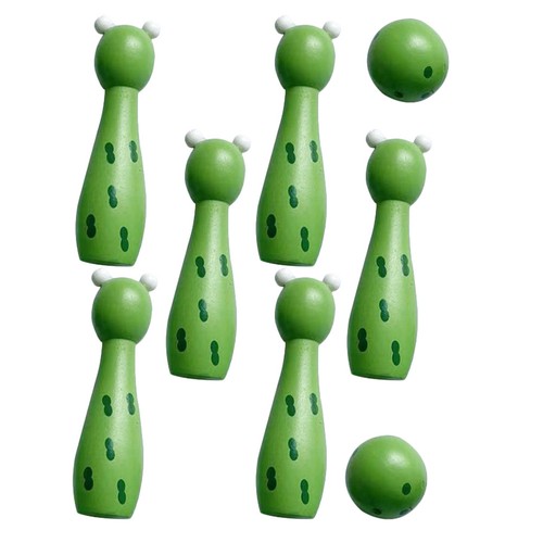 Set kid bowling - 1, wooden
