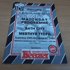 Bath city merthyr tydfil - bath,