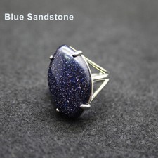 1PC Chakra Open Adjustable Crystal Quartz Stone Finger Ring Healing Reiki Gift