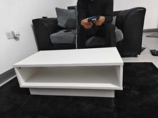HABITAT CUBE SHELF WHITE COFFEE TABLE, FURNITURE. #8366