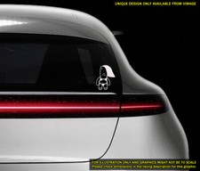 Vauxhall Corsa Vectra SRI VXR Girl Lady vinyl decal Window sticker car bumper