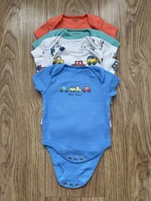 Baby Boys Vests 3-6 Months Excellent Condition (primark) Never Worn