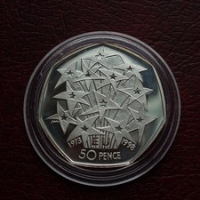 UK 1998 silver proof 50 pence