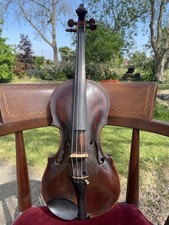 Interesting Old  Baroque Violin By Johann Georg Straub Circa 1830