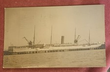 Union Castle Liner RMS  BRAEMAR CASTLE Steamer - Posted real photo postcard.