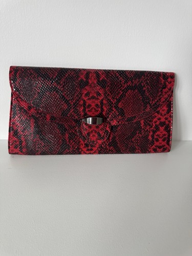 Lovely red warehouse clutch - lovely,